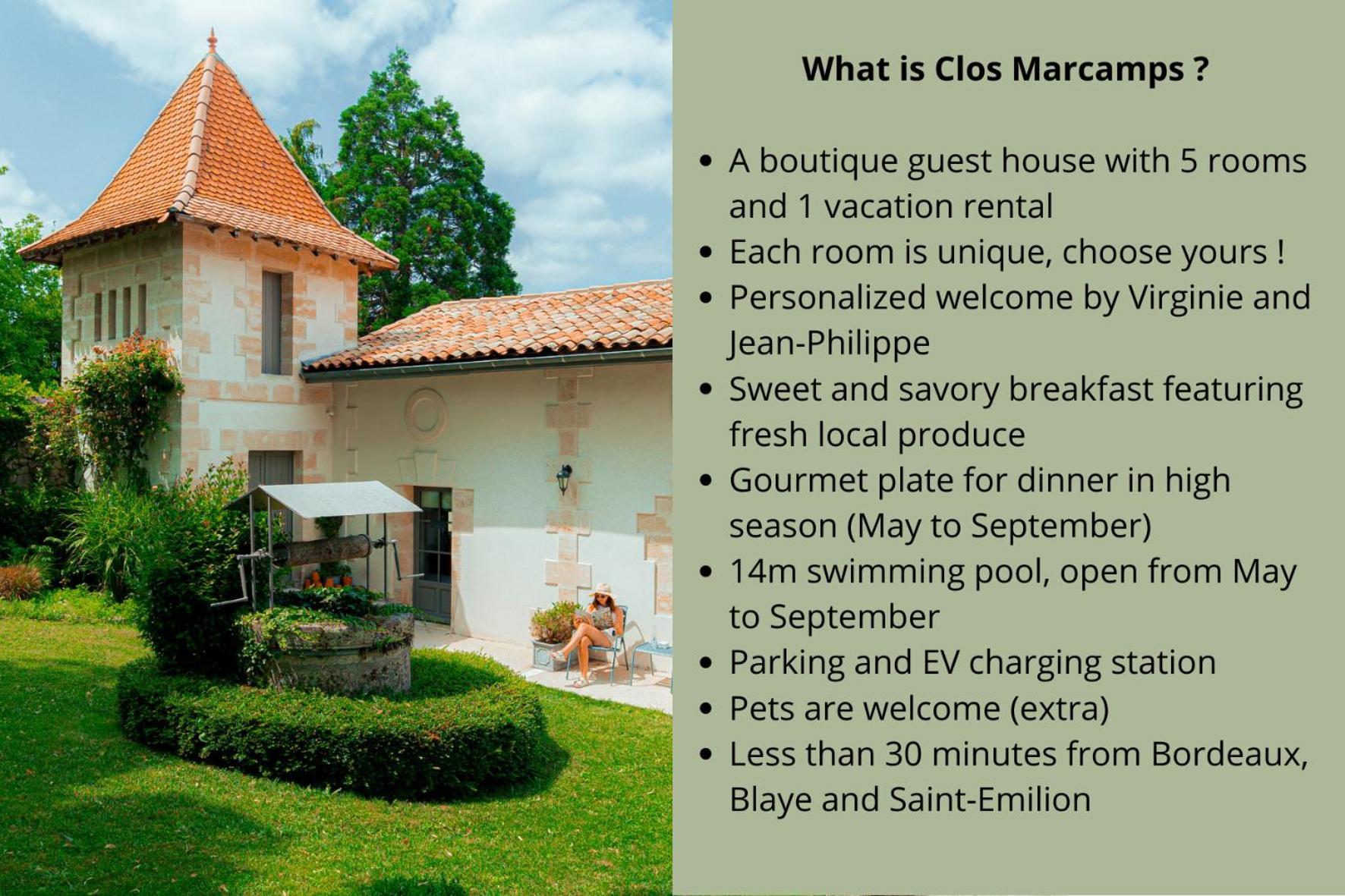 Clos Marcamps - Teritoria Prignac-et-Marcamps Dış mekan fotoğraf